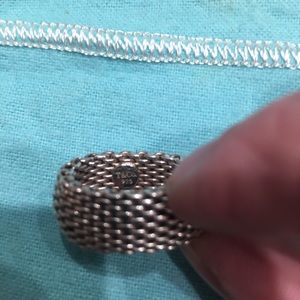 Tiffany & Co. Jewelry - Tiffany & Co mesh sterling band ring Tiffany & Co. Jewelry - Tiffany & Co mesh sterling band ring